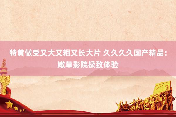 特黄做受又大又粗又长大片 久久久久国产精品：嫩草影院极致体验
