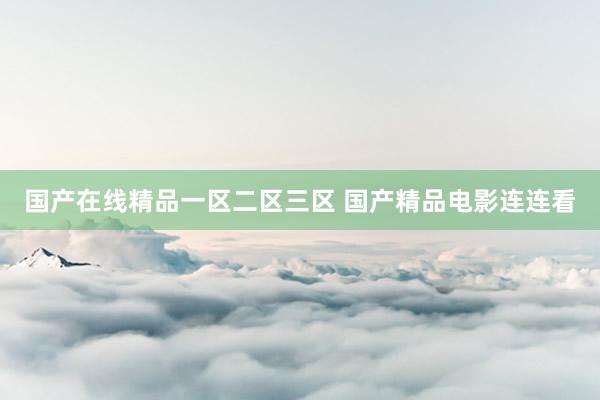 国产在线精品一区二区三区 国产精品电影连连看