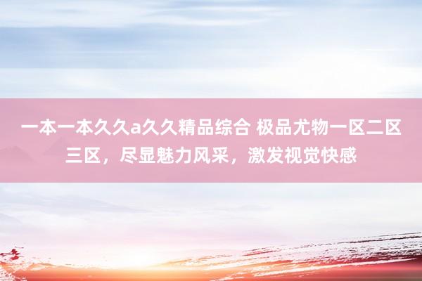 一本一本久久a久久精品综合 极品尤物一区二区三区，尽显魅力风采，激发视觉快感