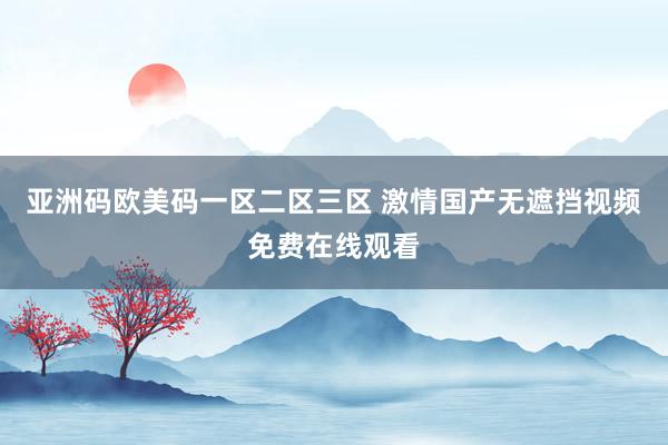 亚洲码欧美码一区二区三区 激情国产无遮挡视频免费在线观看